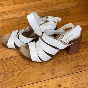 White Strappy TOPSHOP Chunky Sandals